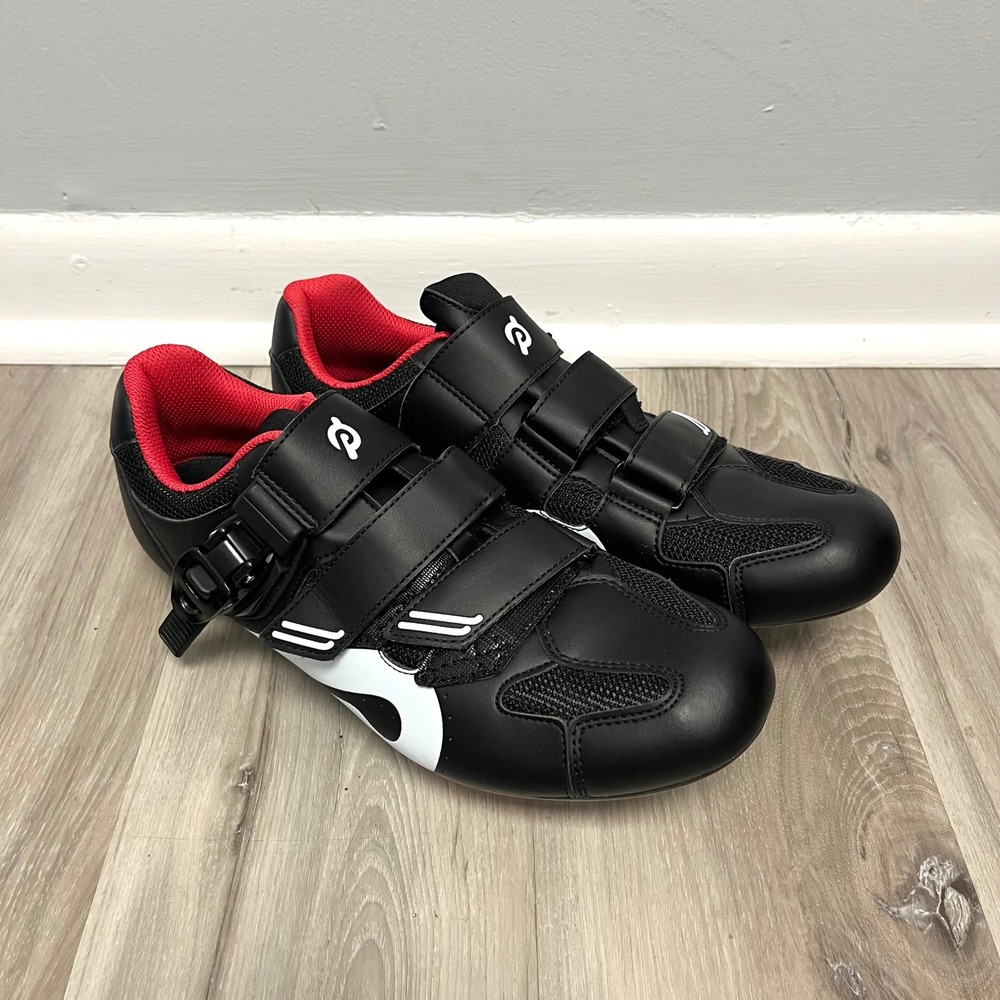 Peloton Black/Red Locking Adjustable Clip-in Cycling Shoes EU 44 / US M 10.5